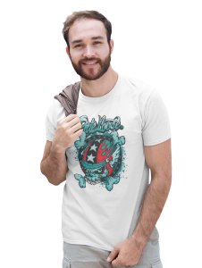 Ride Loose, (BG Blue) (White T)  - Foremost Gifting Material for Your Friends and Close Ones