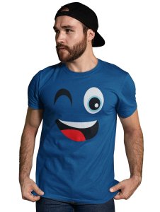 Wink Emoji Blend T-shirt - Clothes for Emoji Lovers - Suitable for Fun Events - Foremost Gifting Material for Your Friends and Close Ones