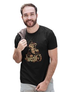 Skull With Cigar, Burning Money - Suitable For Horrific Scenes Lover Person - Foremost Gifting Material for Your Friends and Close Ones