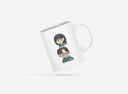 Player Number 199 And 001 - animation themed printed ceramic white coffee and tea mugs/ cups for animation lovers