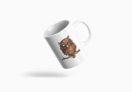 Owl - animation themed printed ceramic white coffee and tea mugs/ cups for animation lovers