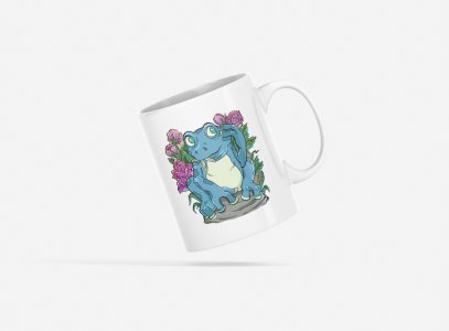 Frog sitting - Printed animated creature Mug
