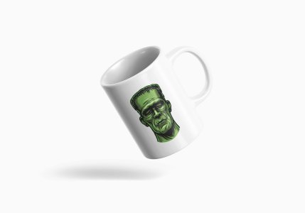 Frankenstein Monster - animation themed printed ceramic white coffee and tea mugs/ cups for animation lovers