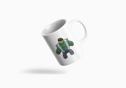 Hulk - animation themed printed ceramic white coffee and tea mugs/ cups for animation lovers