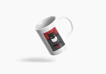 Batman smiling - animation themed printed ceramic white coffee and tea mugs/ cups for animation lovers