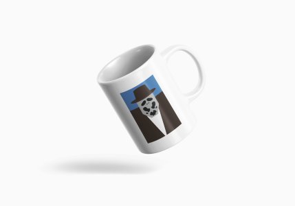 Rorschach - animation themed printed ceramic white coffee and tea mugs/ cups for animation lovers