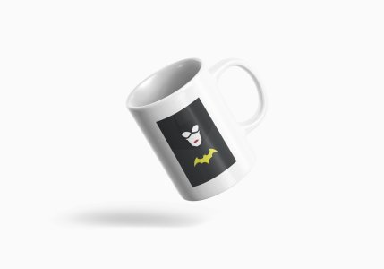 Batwoman (BG Black) - animation themed printed ceramic white coffee and tea mugs/ cups for animation lovers