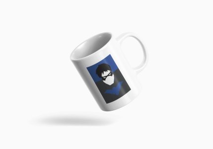 Robin - animation themed printed ceramic white coffee and tea mugs/ cups for animation lovers