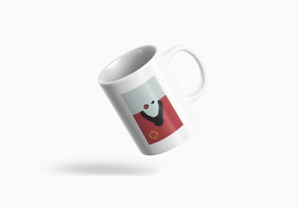 Cyborg (BG White) - animation themed printed ceramic white coffee and tea mugs/ cups for animation lovers