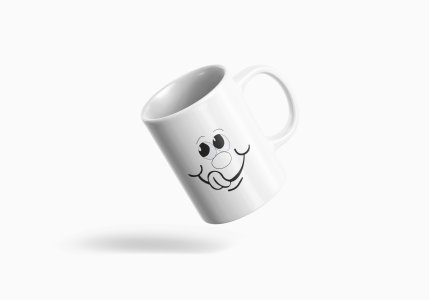 Yummy Emoji- emoji printed ceramic white coffee and tea mugs/ cups for emoji lover people