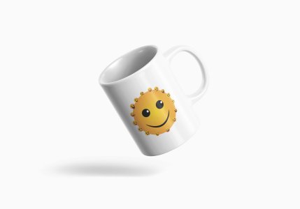 Smiley Face with Many Emoticons- emoji printed ceramic white coffee and tea mugs/ cups for emoji lover people