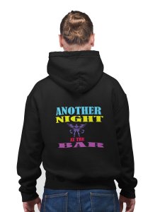 Another Night At The Bar printed artswear black hoodies for winter casual wear specially for Men