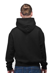STRONG Text printed black hoodies for winter casual wear specially for Men