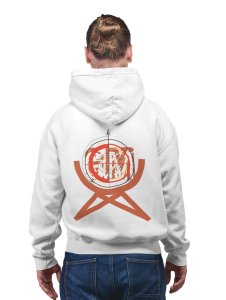 Target Board printed activewear white hoodies for winter casual wear specially for Men