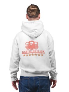 Kettle Bellion printed artswear white hoodies for winter casual wear specially for Men