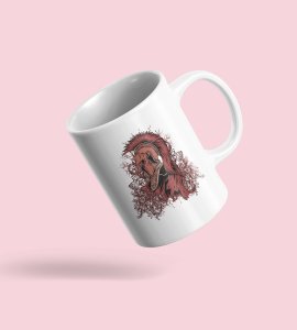 Old European Head Shield-Printed Coffee Mugs