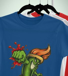 Green thing Illustration art - Printed Tees for men - designed for fun and creative atmosphere around you - youth oriented design