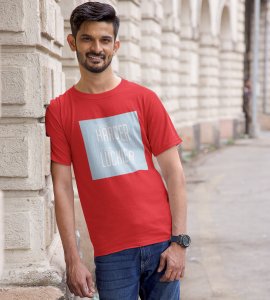 The harder you work the luckier you get Printed Tees for men - super comfy - designed for fun and creative atmosphere around you - youth oriented design