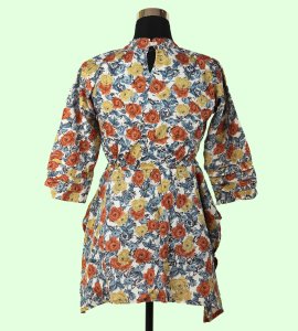 Women's Round Neck Top in Light Brown - Chic and Versatile