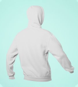 Ek ladoo, do ladoo den printed diwali themed White Hoodie specially for diwali festival