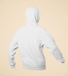 Keep the soan papdi printed diwali themed White Hoodie specially for diwali festival