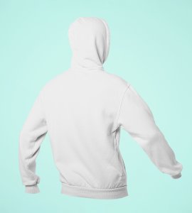 Diwali employee bonus printed diwali themed White Hoodie specially for diwali festival