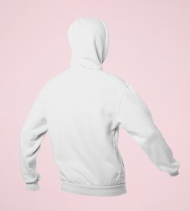 Diwala diwali text printed diwali themed White Hoodie specially for diwali festival