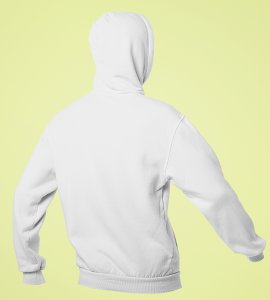 Basic human needs printed diwali themed White Hoodie specially for diwali festival