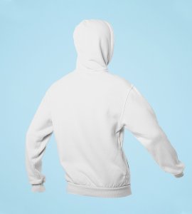 Kuch meetha ho jaye printed diwali themed White Hoodie specially for diwali festival