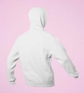 Let's burn the evil within printed diwali themed White Hoodie specially for diwali festival