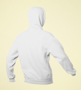Chakli text printed diwali themed White Hoodie specially for diwali festival