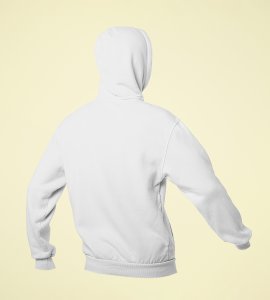 Keh diya na toh bas keh diya printed diwali themed White Hoodie specially for diwali festival