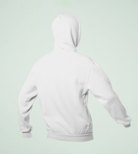 Diyas opposite wise framed printed diwali themed White Hoodie specially for diwali festival