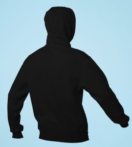 Let's have pollution free diwali printed diwali themed black Hoodie specially for diwali festival