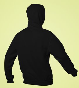 Diyas light and animated kids printed diwali themed black Hoodie specially for diwali festival