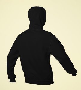 Rangoli mandala art (diya) printed diwali themed black Hoodie specially for diwali festival