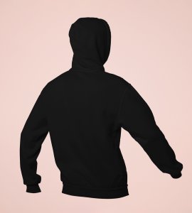 Rangoli mandala art (diya) printed diwali themed black Hoodie specially for diwali festival
