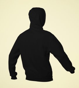 Chakli text printed diwali themed black Hoodie specially for diwali festival