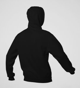 Chakli text printed diwali themed black Hoodie specially for diwali festival