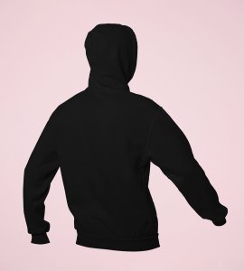 Diyas opposite wise framed printed diwali themed black Hoodie specially for diwali festival