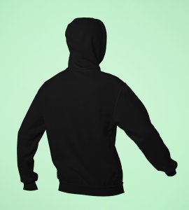 Go green diwali printed diwali themed black Hoodie specially for diwali festival