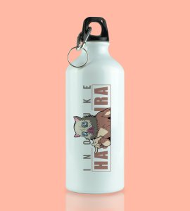 Unleash the Beast: Inosuke Hashibira Illustrated Sipper Bottle