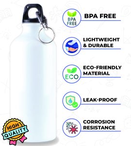 Diwali Radiance sipper bottle - Beautiful Diya and Rangoli Design