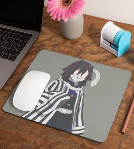 Serpent's Honor: Obanai Iguro Illustration - Ultimate Fan Edition Mouse Pad