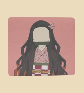 "Chibi Blossom: Nezuko Kamado Cute Illustration - Limited Edition Mouse Pad"