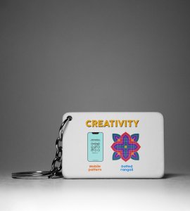 Unlocking Diwali Magic Keychain - Where Patterns Meet Rangoli(Pack Of 2)