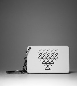 Saraswati Yantra Keychain - Evoke Wisdom and Knowledge(Pack Of 2)