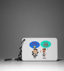 Diwali Bonus Dilemma Keychain - Expectation vs Reality(Pack Of 2)