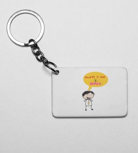 Diwali Bonus Meme Keychain - Diwali bole tho chaklo Bonus!(Pack Of 2)