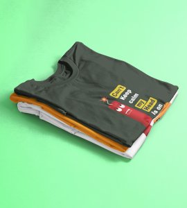 Baby cracker printed diwali themed unisex round neck blended green t-shirt specially for diwali festival